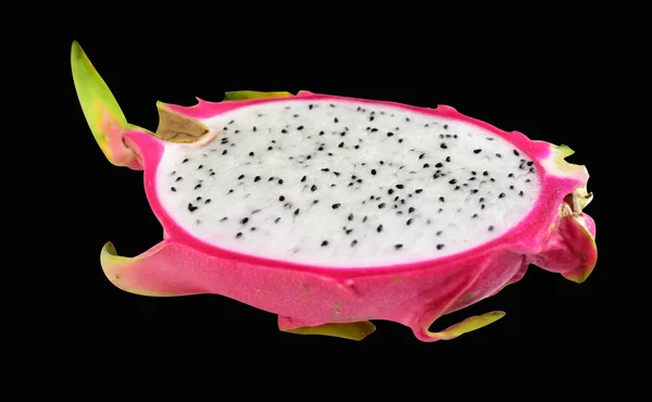 Dragon Fruit Pitaya Pitahaya Geïsoleerd Geen Schaduw Met Clipping Pad — Stockfoto