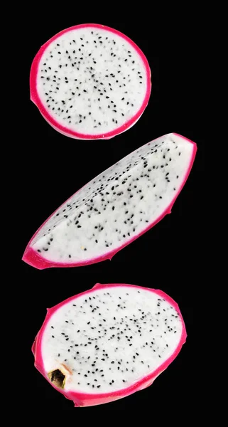 Drago Pitaya Pitaya Pitahaya Isolato Nessuna Ombra Con Percorso Ritaglio — Foto Stock