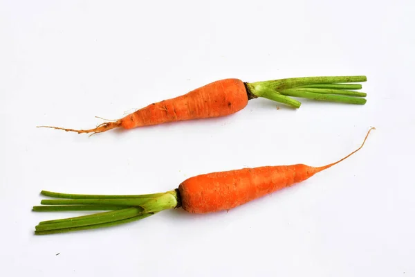 Carrots isolated in white background, food ingredients, carrot background, top view, flat lay, frame