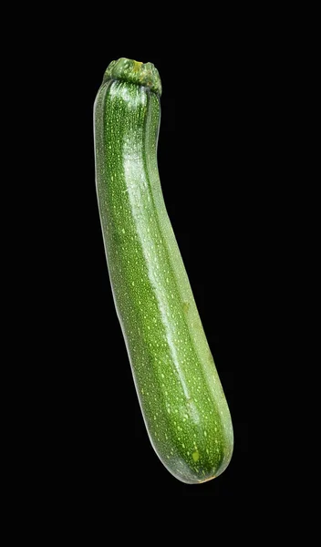 Frisches Grünes Zucchini Oder Zucchinigemüse Isoliert Mit Schnittpfad Kein Schatten — Stockfoto