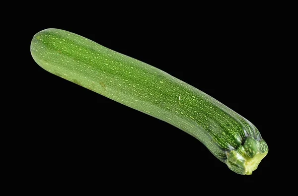 Frisches Grünes Zucchini Oder Zucchinigemüse Isoliert Mit Schnittpfad Kein Schatten — Stockfoto
