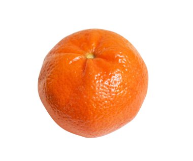 Mandalina portakalı, beyaz arka planda kırpma yolu var, gölge yok, sağlıklı meyve.
