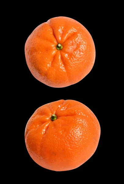 Мандаринський Апельсин Ізольований Обрізаною Стежкою Білому Тлі Тіні Здорових Плодів — стокове фото
