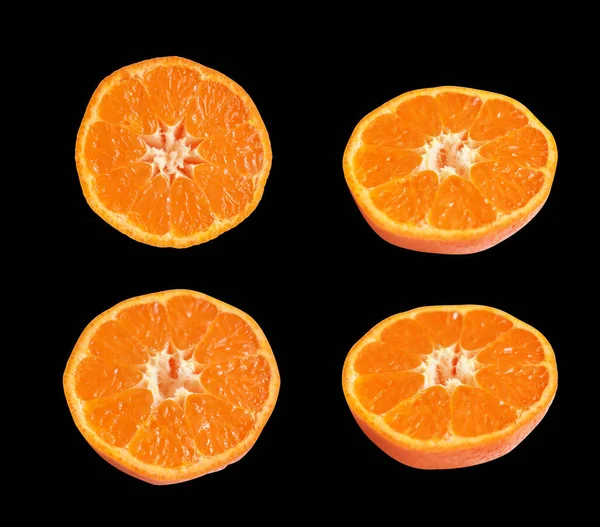 Mandarin Orange Isolated Clipping Path White Background Shadow Healthy Fruit — Stock Photo, Image