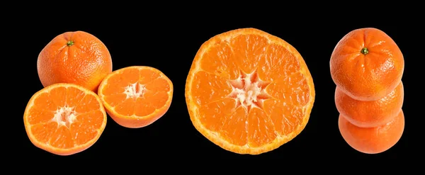 Mandarin Orange Isolated Clipping Path White Background Shadow Healthy Fruit — Stock Photo, Image