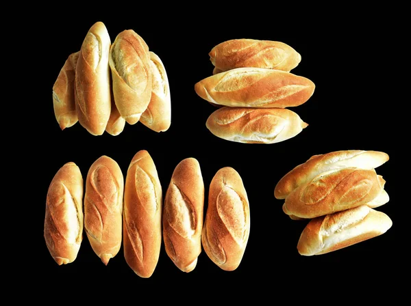 Beyaz arka planda izole edilmiş ekmek, gölge yok, ekmek, fırın, yemek, malzeme yok.