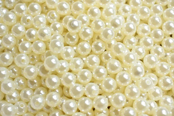 Plastic pearl background, vintage handmade jewelry for mother, women