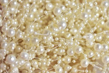 Işıltılı pırıltılı pırıltılı altın inci tel, takı el yapımı arka plan