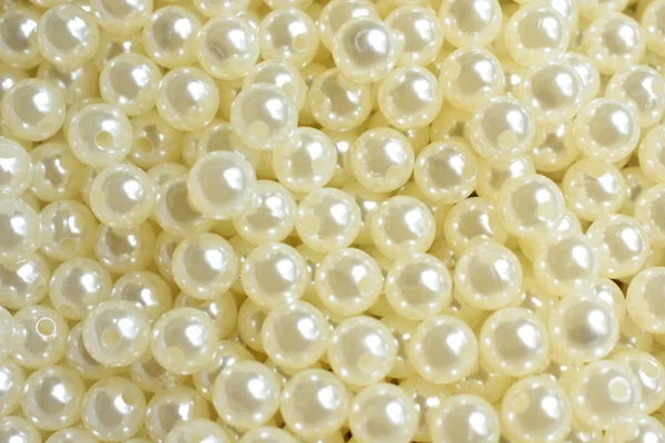 Plastic pearl background, vintage handmade jewelry for mother, women