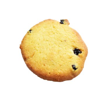 İzole bisküviler, tatlı krakerler, kırpma yolu olan kurabiyeler, beyaz arka planda gölge yok.