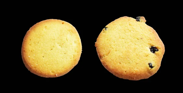 Biscuits Geïsoleerd Zoete Boter Crackers Koekjes Met Clipping Pad Geen — Stockfoto