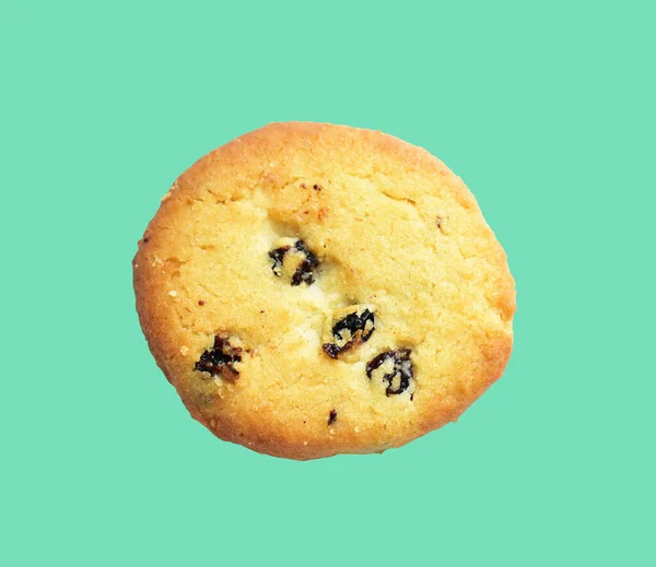 Biscoitos Isolados Biscoitos Manteiga Doce Biscoitos Com Caminho Recorte Sem — Fotografia de Stock