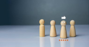 Liderlik kavramı, liderlik, ilham, güç, ticaret, menajerlik, takım çalışması, vizyon, strateji, nüfuz, rekabet. Takıma tahta bebek liderlik ediyor.