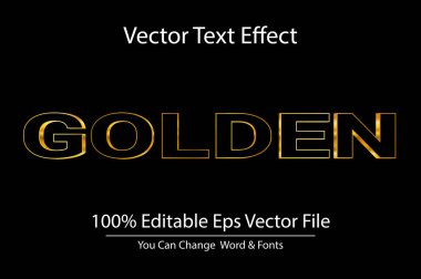 Düzenlenebilir Altın 3d Metin Tasarımı