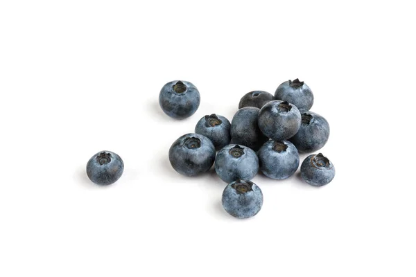 Ripe Blueberries White Background — Stock Photo, Image