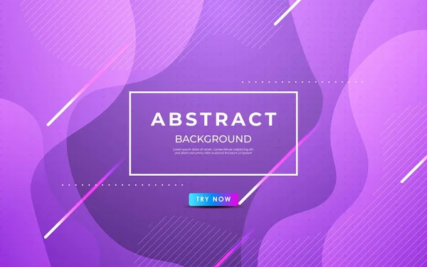 Abstract Dynamic Purple Geometric Shape Modern Liquid Background Eps10 Vector — Stock Vector