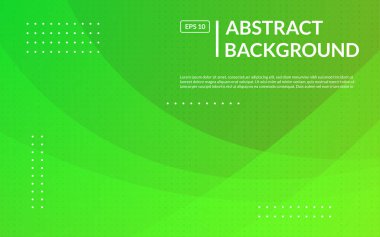 Minimal geometric green abstract background, dynamic shape composition landing page backgrounds. eps10 vector