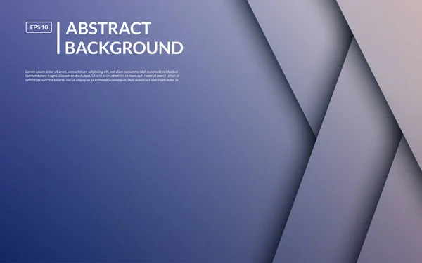 Modern Dynamic Blue Overlap Shape Shadow Light Dimension Background Eps10 — Stockvektor