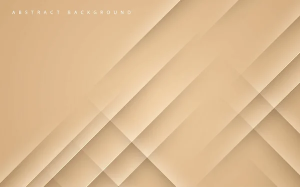 Modern Abstract Soft Brown Diagonal Stripe Shape Shadow Light Background — Vector de stock