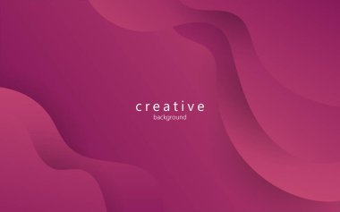 Asgari soyut dinamik koyu mor renk sıvısı, sıvı dalgalı geometrik bileşim arka planı. eps10 vektörü