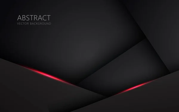 Абстрактная Светло Красная Черная Рамка Компоновки Черного Пространства Дизайн Технический — стоковый вектор