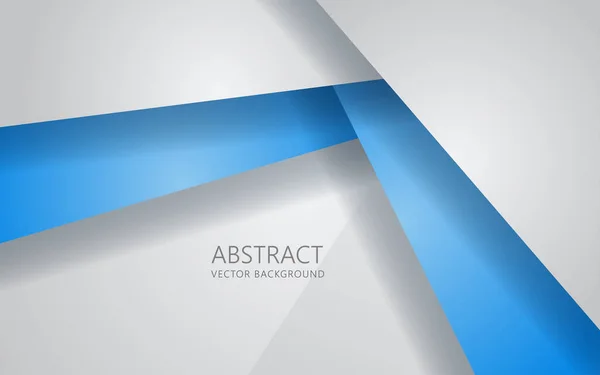 Абстрактно Синий Белый Треугольники Перекрывающие Друг Друга Геометрическим Фоном Представляют — стоковый вектор
