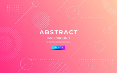 Modern soyut pembe yumuşak dinamik geometrik şekil kompoziton arkaplanı. eps10 vektörü