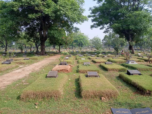 Editorial Photo October 2021 Indonesia East Yakarta Tpu Grave Yard —  Fotos de Stock