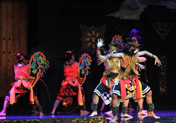 Photo Editorial, 04 December 2021, TMII, Taman Mini Indonesia Indah, East Java Pavilion or Anjungan, 28 November 2021, Jaranan or Bamboo Horse and Wild Pig or Celeng Traditional Dance