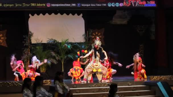 Footage Editorial Juni 2022 Traditional Classic Dance Tmii Taman Mini — Stock Video