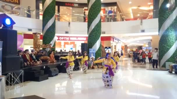 Redaktionell Film Oktober 2022 Mall Basura Jakarta Indonesia Traditionell Östjava — Stockvideo