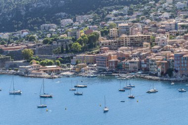 Villefranche sur Mer 'in hava manzarası