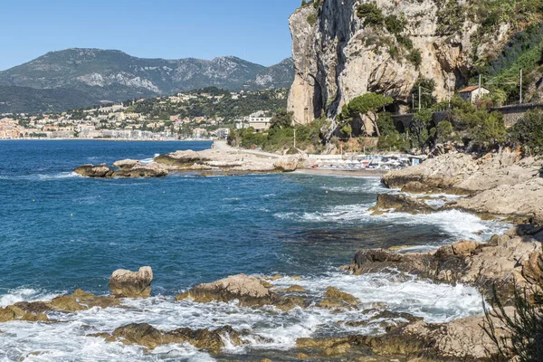 Beautiful Balzi Rossi Beach Ventimiglia — Stock Photo, Image