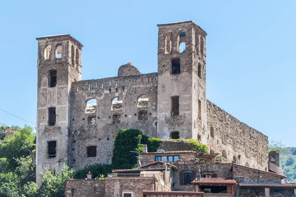Dolceacqua イタリア 2021 Dolceacquaの古代の城 — ストック写真