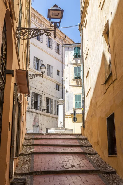 Sanremo Italië 2021 Prachtige Oude Straatjes Het Historische Centrum Van — Stockfoto
