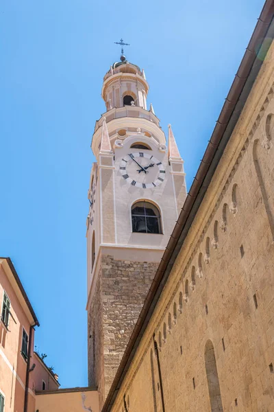 Hermosa Torre Reloj Sanremo — Foto de Stock