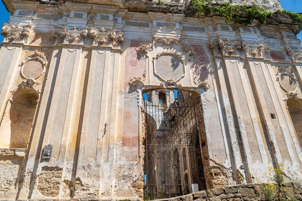 Velha Igreja Bussana Vecchia Destruída Pelo Terremoto — Fotografia de Stock