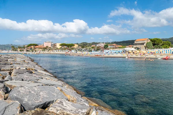 Cervo Italy 2021 Landscape Beautiful Beach Cervo — Stock Photo, Image