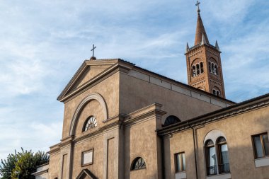 Beautiful church with bell tower in Cattolica 