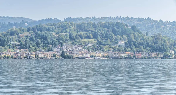 Landschaft Von Orta Orta See — Stockfoto