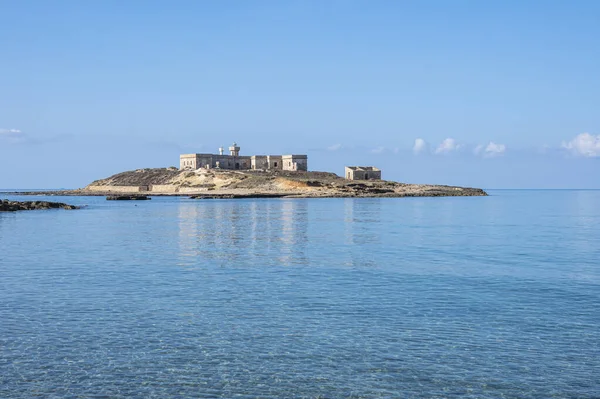 Island Correnti Portopalo Sicily — Stock Photo, Image