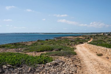 Vendicari 'nin doğal vahasının manzarası