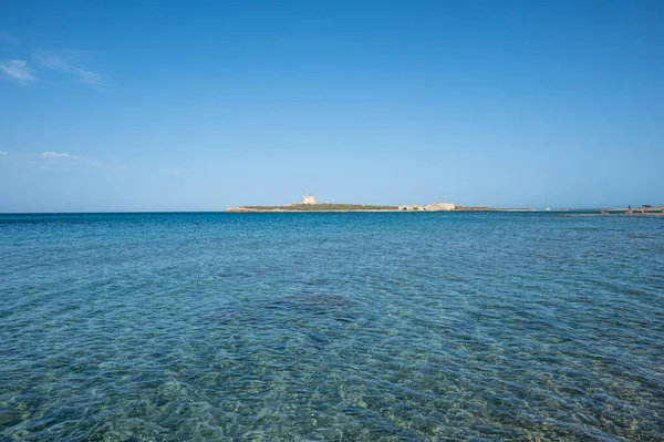 Остров Капо Пассеро Портопало Сливаются Средиземное Ионическое Моря — стоковое фото