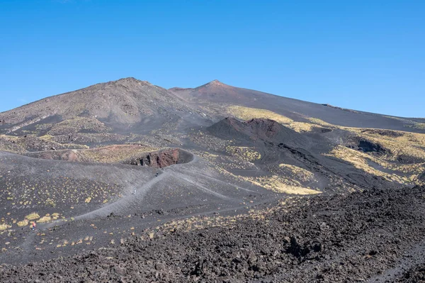 Etna Italy 2022 Beautiful Etna Volcano Its Silvestri Craters — Stock Photo, Image