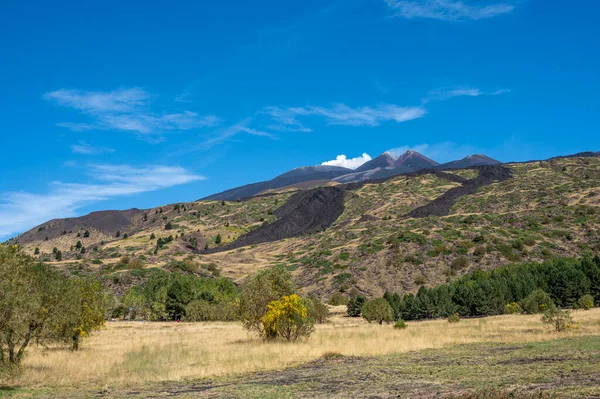 Summit Etna Volcano Summit Craters — Stock Photo, Image