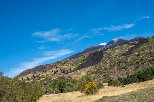 Summit Etna Volcano Summit Craters — Stock Photo, Image