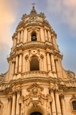 Modica 'daki S. Giorgio' nun güzel Duomo 'su.