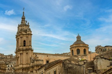 Modica 'daki S. Giorgio' nun güzel Duomo 'su.
