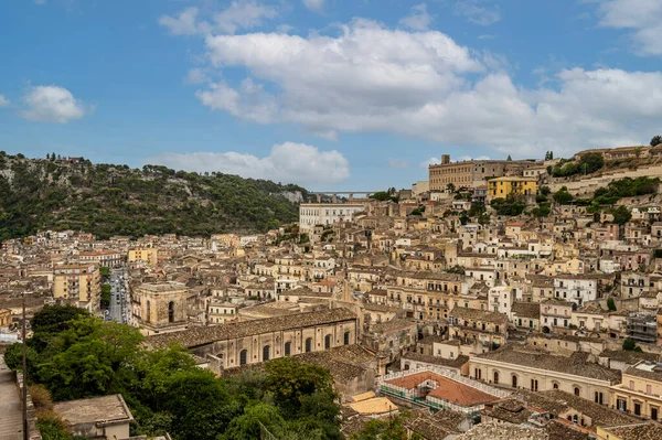 Modica Itálie 2022 Krajina Historického Centra Města Modica — Stock fotografie