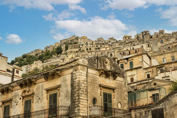 Modica Itálie 2022 Krajina Historického Centra Města Modica — Stock fotografie